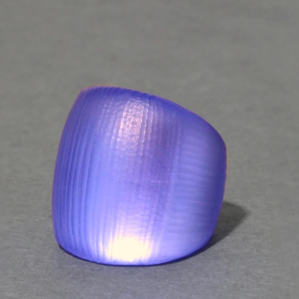 ALEXIS BITTAR • Lucite Block Ring- Purple - Picture 4 of 7